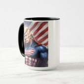 Trump Epic Superhero Mok (Voorkant links)