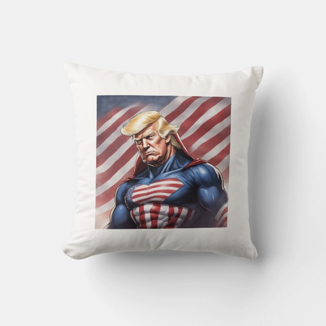 Trump Epic Superhero Sierkussen (Voorkant)