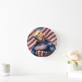 Trump Epic Superhero Wall Clock Ronde Klok (Huis)