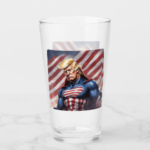 Trump Epic Superhero Waterfles Glas