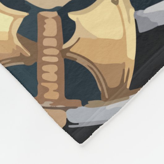 Trump Epic Warrior Blanket Fleece Deken (Hoek)