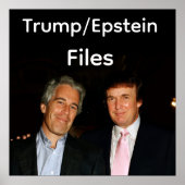 Trump/Epstein Bestanden Poster (Voorkant)