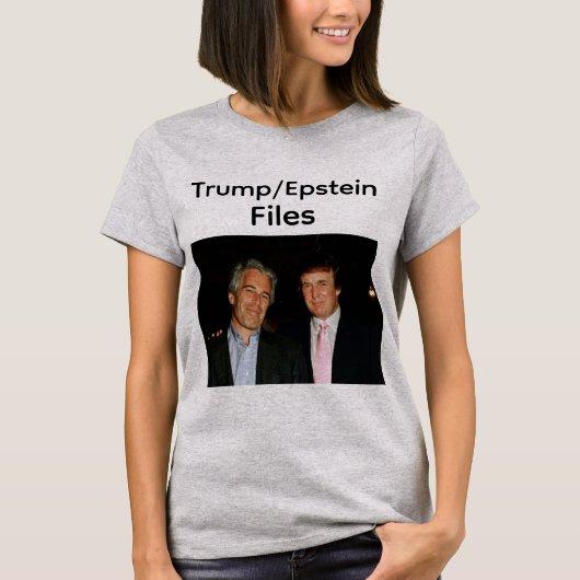 Trump/Epstein-bestanden T-shirt (Voorkant)