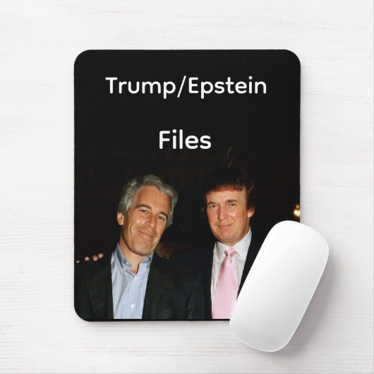 Trump/Epstein dossiers muismat (Met muis)