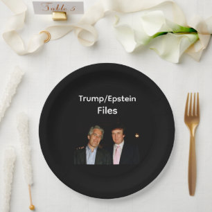 Trump/Epstein dossiers papieren bord