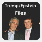 Trump/Epstein Files Sticker (Voorkant)
