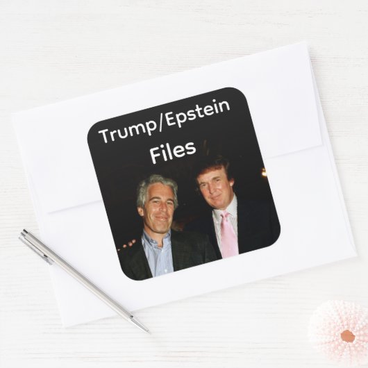 Trump/Epstein Files Sticker (Envelop)