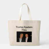 Trump/Epstein Files Tote Bag (Achterkant)