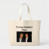 Trump/Epstein Files Tote Bag (Voorkant)