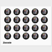 Trump Era Shirt Ronde Sticker (Vel)