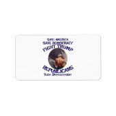 Trump Etiket (Voorkant)