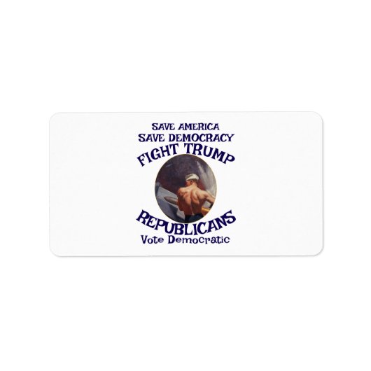 Trump Etiket (Voorkant)