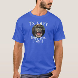 Trump Ex Marinekorps Zeefok Elephant Seal Team 6 V T-shirt