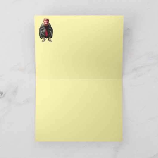 Trump Exhibit Greeting Card Kaart (Binnen)