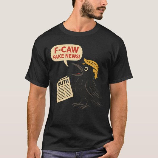 Trump F-Caw-F Black Crow F Caw F T-shirt (Voorkant)