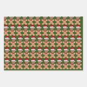 Trump Face Custom Face Foto Gingerbread Inpakpapier Vel (Voorkant)