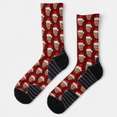 Trump Face Gift Sokken (Links)