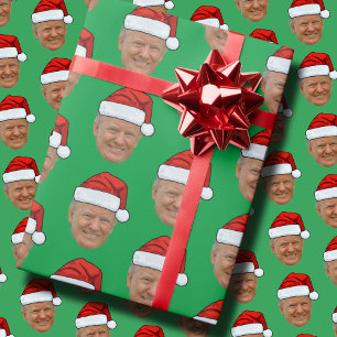 Trump Face Gift Wrap Custom Face Photo Cadeaupapier