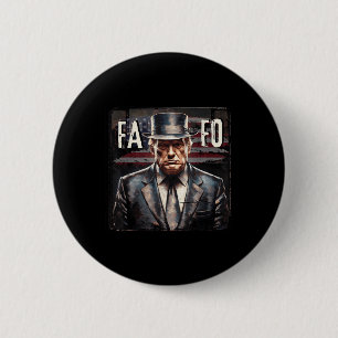 Trump Fafo F rond Ontdek Amerikaanse vlag  _3 Ronde Button 5,7 Cm