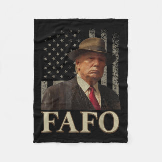 Trump Fafo, Funny Fafo Trump Amerikaanse vlag _1 Fleece Deken