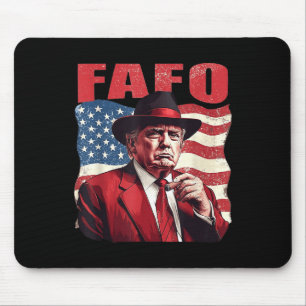 Trump Fafo Funny Fafo Trump Amerikaanse vlag Muismat