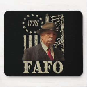 Trump Fafo, Retro Fafo Trump Amerikaanse vlag Muismat
