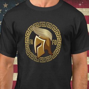 Trump FAFO Spartaanse Kammen Funny T-shirt