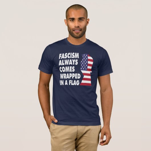 TRUMP FASCISM T-Shirt (Voorkant volledig)