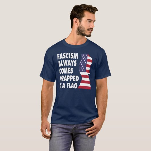 TRUMP FASCISM T-Shirt (Voorkant volledig)
