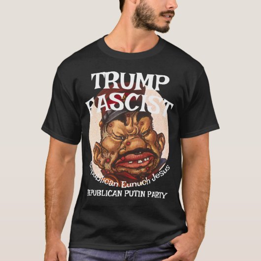 Trump Fascist Aryan Republican Jesus T-shirt (Voorkant)