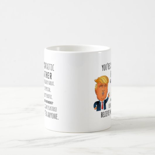 Trump Father, Funny Dad Birthday, Vaderdag mok (Center)