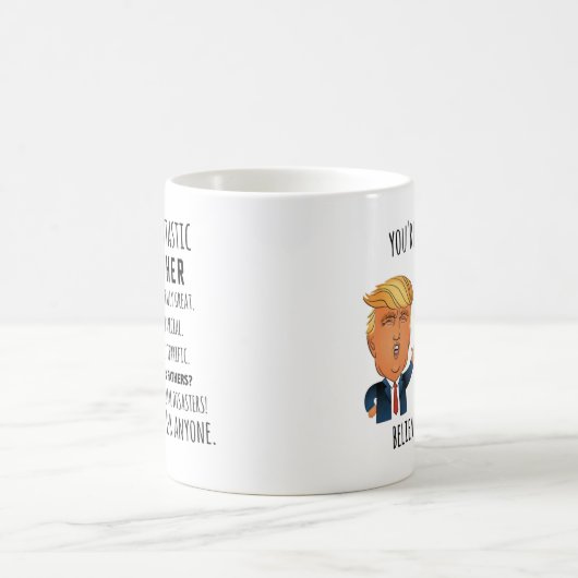 Trump Father, Funny Dad Birthday, Vaderdag mok (Center)