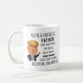 Trump Father, Funny Dad Birthday, Vaderdag mok (Links)
