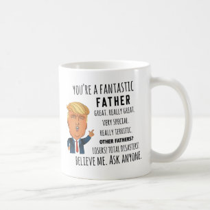 Trump Father, grappige pap Birthday, Vaderdag mok