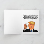 Trump Fathers Day Wenskaart Payton Kaart (Binnen)
