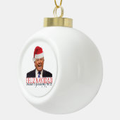 Trump. Feliz Navidad, Mexico gaat ervoor betalen! Keramische Bal Ornament (Rechts)