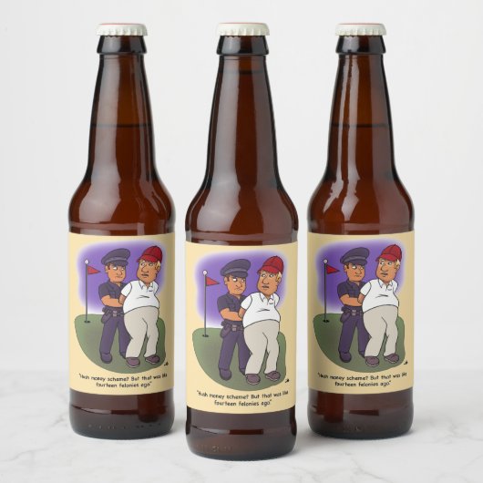 Trump Felonies Beer Labels Bier Etiket (Flessen)