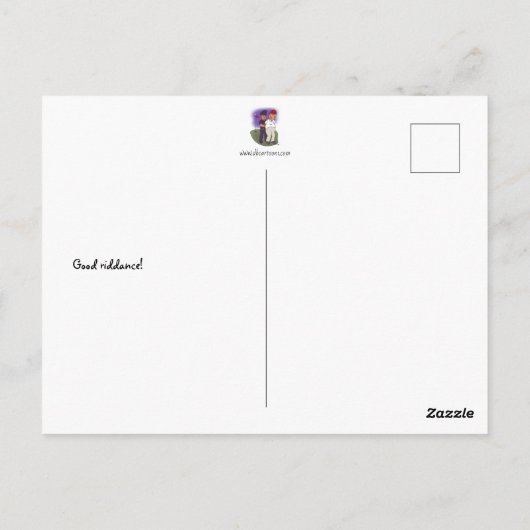 Trump Felonies Briefkaart (Achterkant)