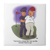 Trump Felonies Ceramic Tegel Tegeltje (Voorkant)