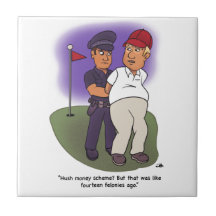 Trump Felonies Ceramic Tegel