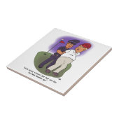 Trump Felonies Ceramic Tegel Tegeltje (Zijkant)