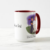 Trump Felonies Coffee Mok (Voorkant rechts)