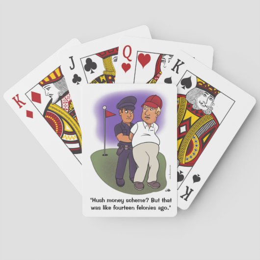 Trump Felonies die kaarten afspelen (Achterkant)