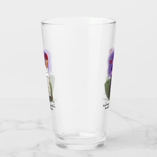 Trump Felonies Drink Glass Glas (Rechts)