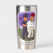 Trump Felonies Geïsoleerde Drinkbeker (Voorkant)