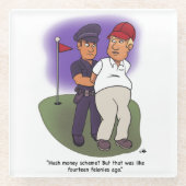 Trump Felonies Glass Onderzetter (Voorkant)