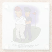 Trump Felonies Glass Onderzetter (Achterkant)