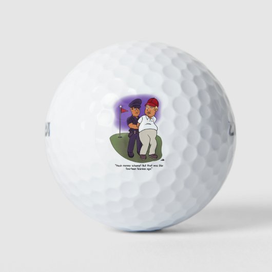 Trump Felonies Golf Balls Golfballen (Voorkant)