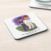 Trump Felonies Hard Plastic Onderzetter (Linkerzijde)