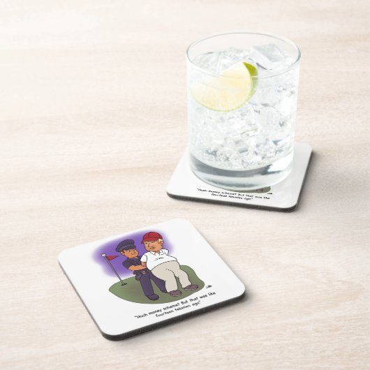 Trump Felonies Hard Plastic Onderzetter (Rechterzijde)